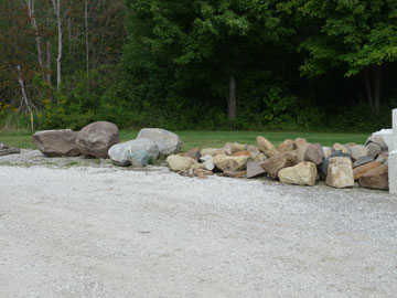 Photo: Accent boulders